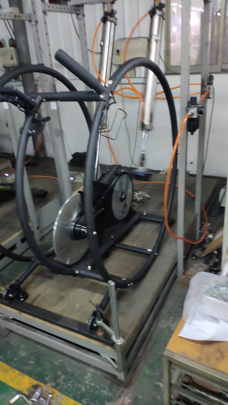 Cycle360Trainer undergoing a 2000-hour lifecycle test to demonstrate durability and long-term performance.